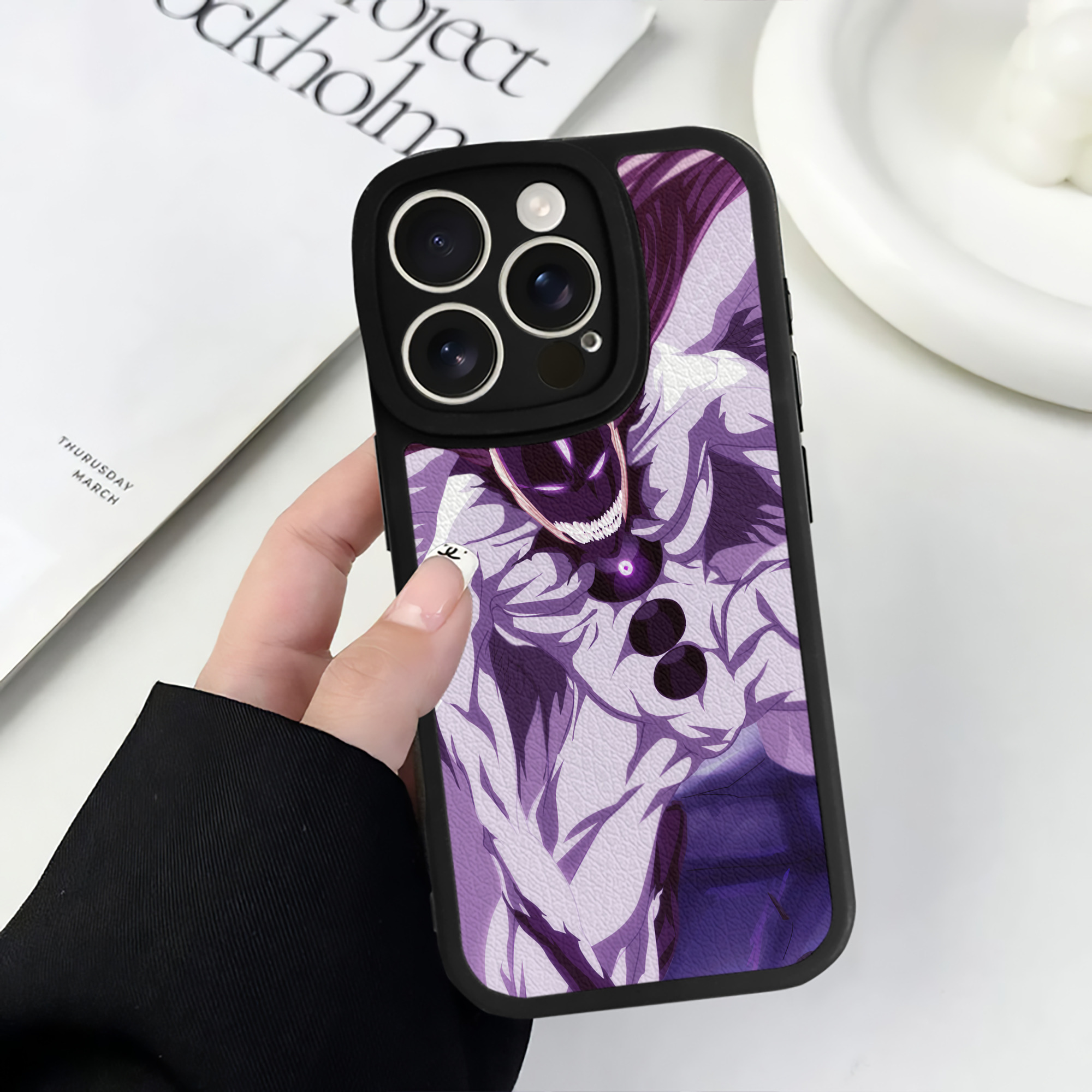 （画像用） ブリーチ BLEACH 【iPhone 16シリーズ対応】シリコンスマホケース（レザー調） 材質：シリコン